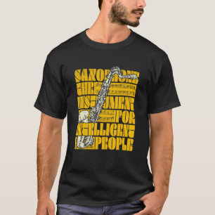 Jazz Saxophone Music Notes Sax T-Shirt