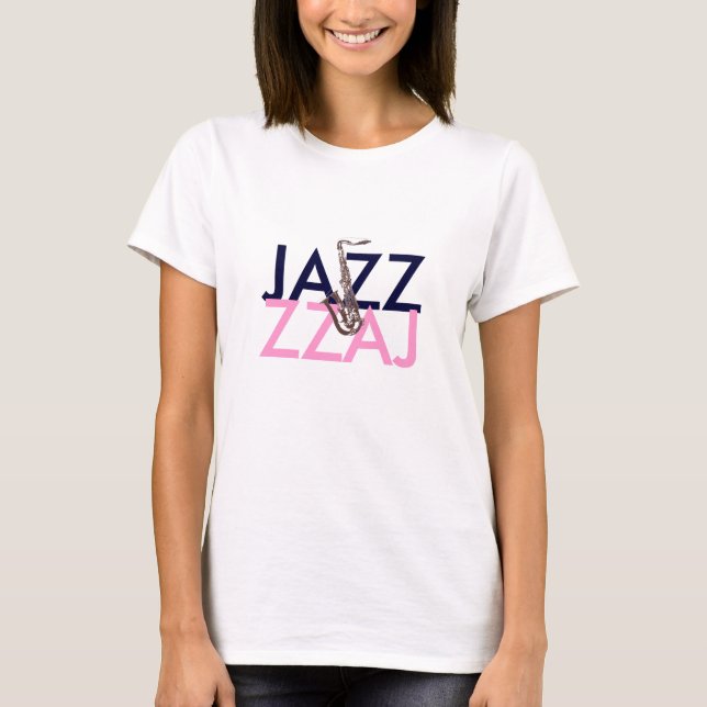 Jazz Saxophone T-Shirt (Front)