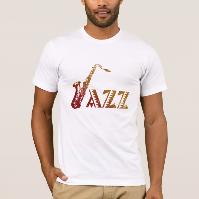 Jazz Saxophone T-Shirt (Front)
