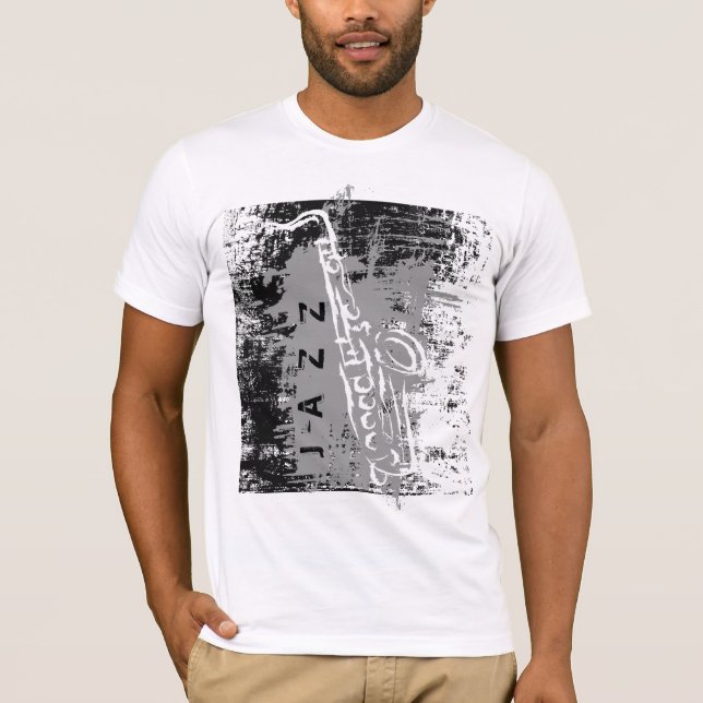 Jazz Saxophone T-Shirt (Front)