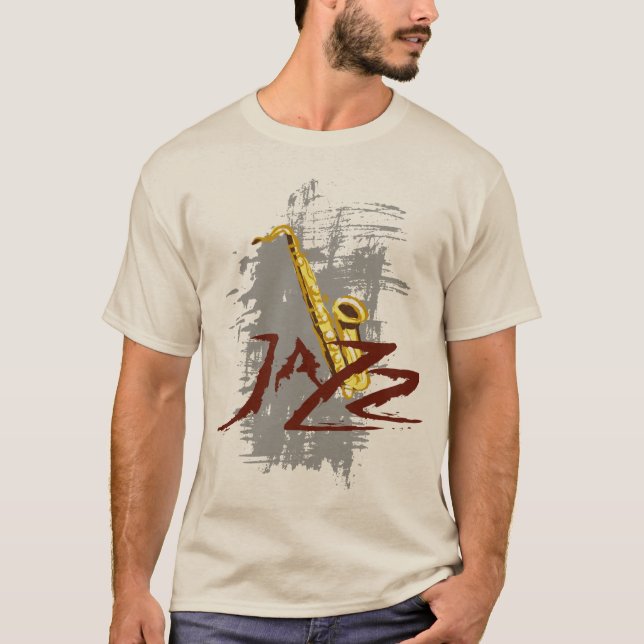 Jazz Saxophone T-Shirt (Front)