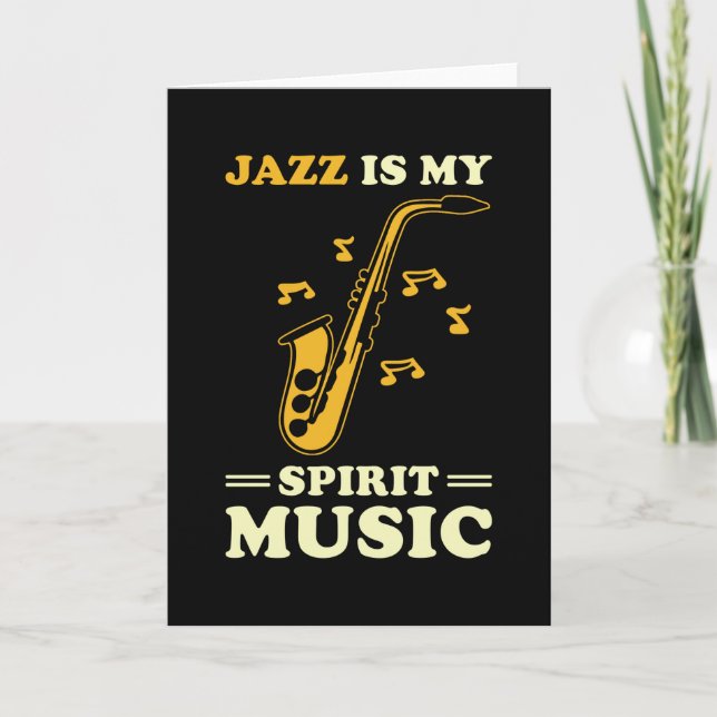 Jazz Saying Gift Card (Front)
