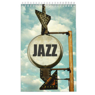 Jazz Scene Collection Showcase Wall Calendar