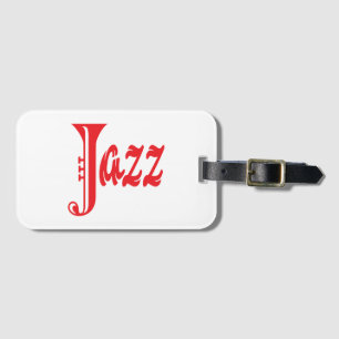Jazz sign luggage tag