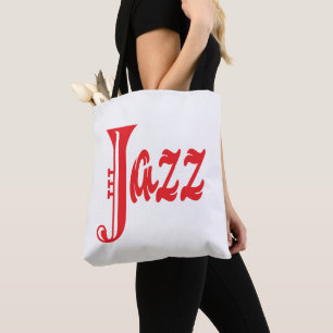 Jazz sign tote bag