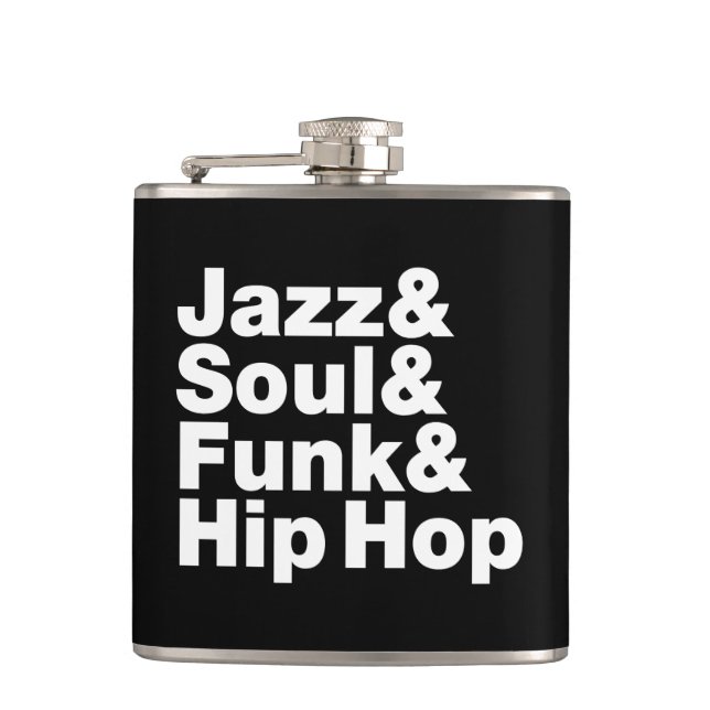 Jazz & Soul & Funk & Hip Hop Flask (Front)