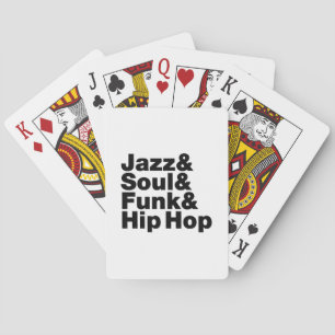Jazz & Soul & Funk & Hip Hop Playing Cards