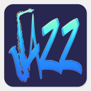 Jazz Square Sticker