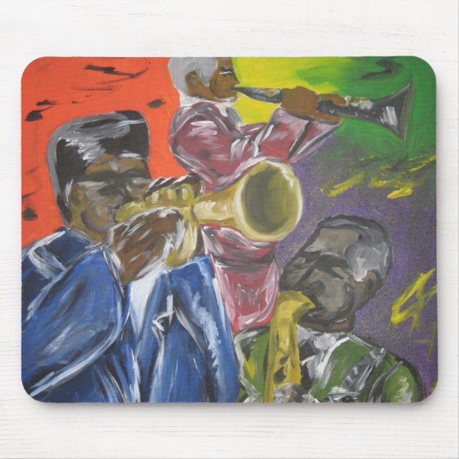 Jazz Trio Mouse Pad (Front)