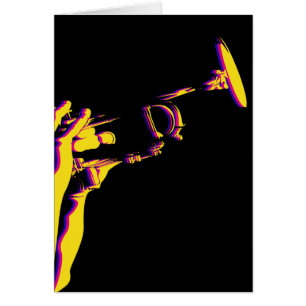 Jazz Trumpet Player Card