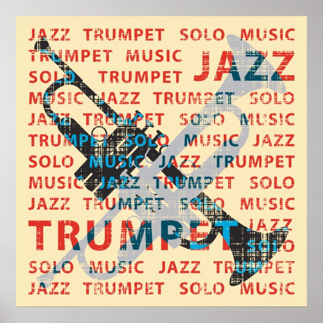 Jazz Trumpet Poster (Front)