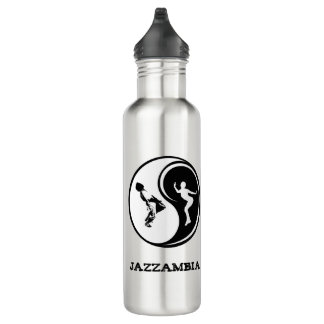 Jazzambia Yin Yang Water Bottle 24 oz