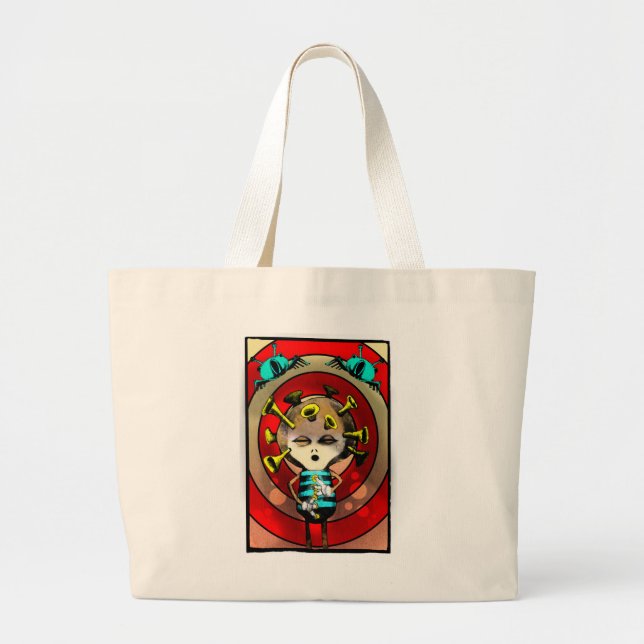 Jazzplayer 2012 large tote bag (Front)