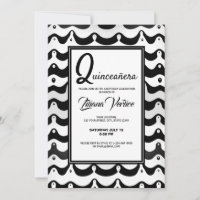 Jazzy Black & White Wavy Zebra Stripes