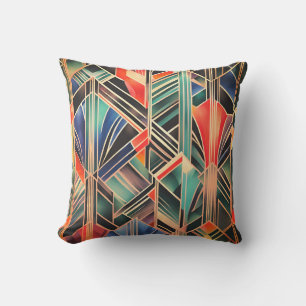Jazzy Geometric Elegant Classic Boho Geometrical Cushion