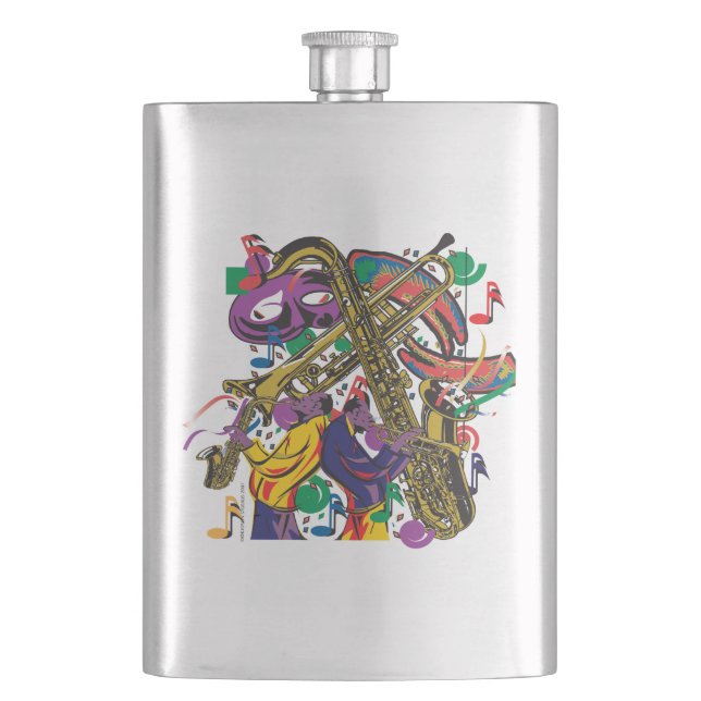 JAZZy Hip Flask (Front)