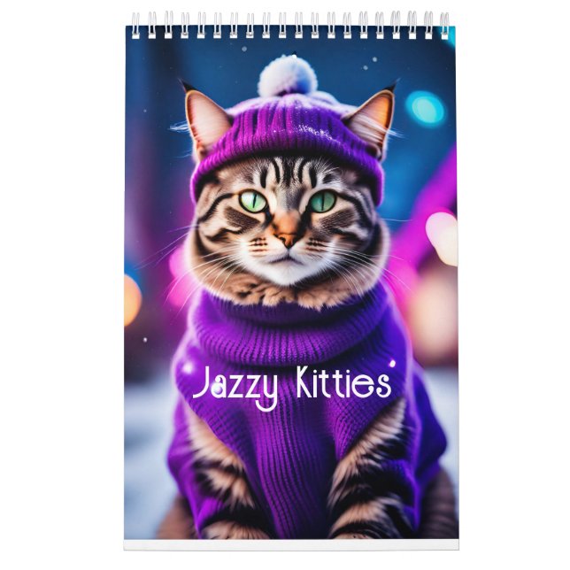 Jazzy Kitties Calendar (Cover)