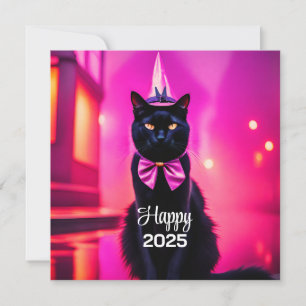 Jazzy Kitty - Happy 2024 Holiday Card