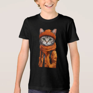Jazzy Kitty  - October Vibes  Tri-Blend Shirt