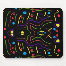 Jazzy mouse pad