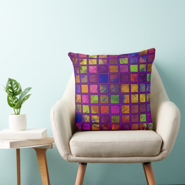 Jazzy Squares Cushion (Chair)
