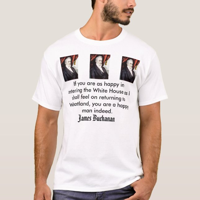 jb, James Buchanan T-Shirt (Front)