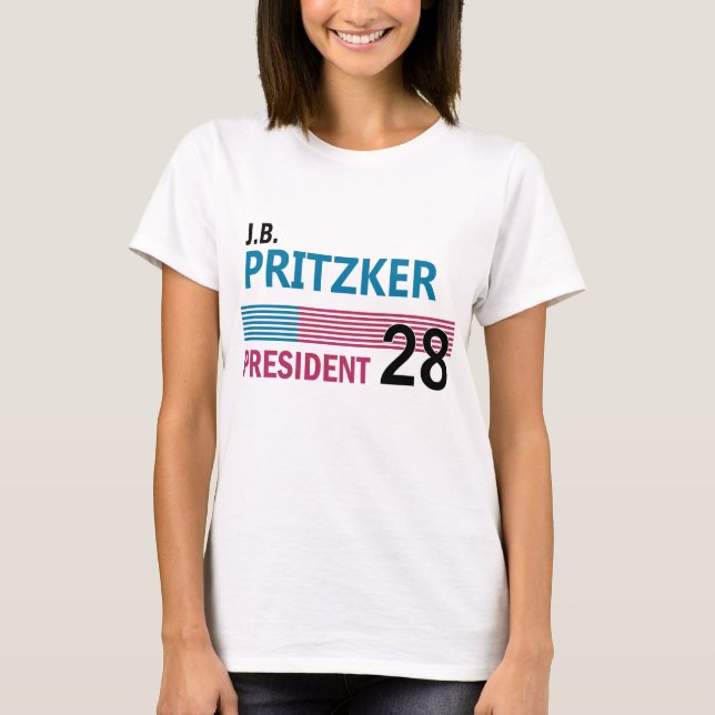 JB Pritzker 2028 T-Shirt (Front)