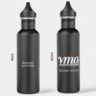 JBHS VMA Black with White Logo Customisable 710 Ml Water Bottle