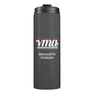 JBHS VMA Black with White Logo Customisable Thermal Tumbler