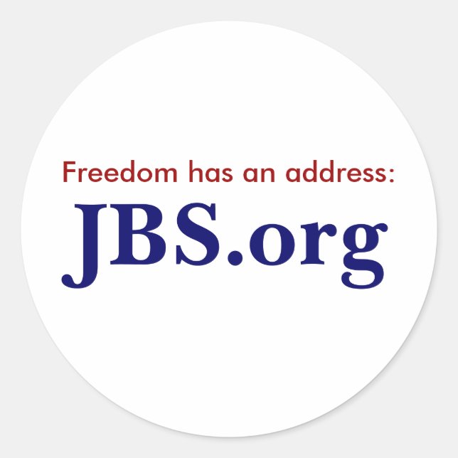 JBS.org Sticker (Front)