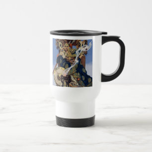 JC Leyendecker Queen Maeve Celtic Warrior Travel Mug