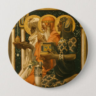 JC Leyendecker Three Wise Men Vintage Christmas 10 Cm Round Badge