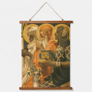 JC Leyendecker Three Wise Men Vintage Christmas Hanging Tapestry
