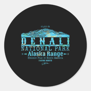 Jcombs_ Denali National Park, Facing North Classic Round Sticker