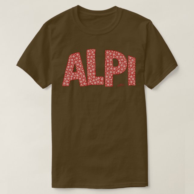 JCombs Italian Alps with Snow  T-Shirt (Design Front)
