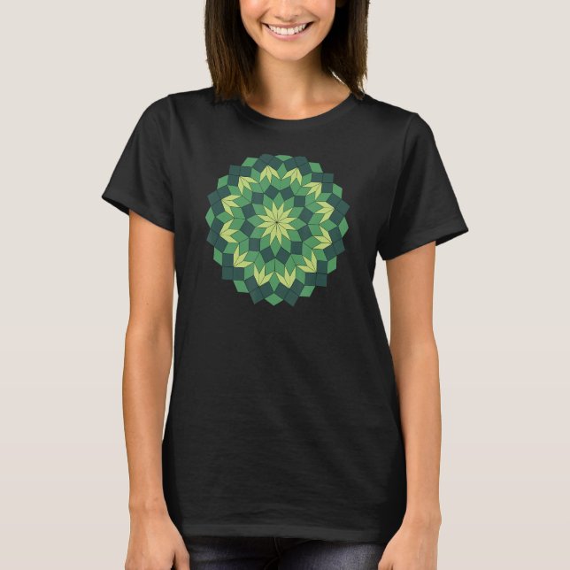 JCombs Ornamental Tiling Pattern Mandala_7 T-Shirt (Front)