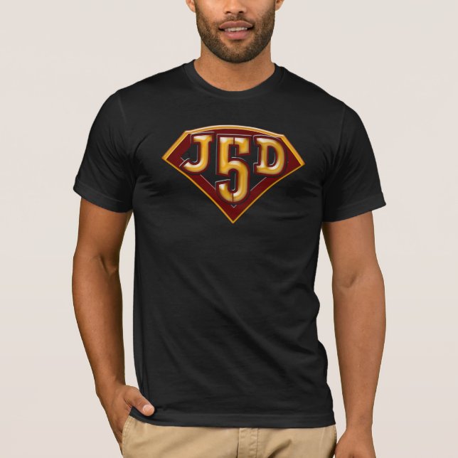 JD5 Black Short Sleeved T-Shirt (Front)