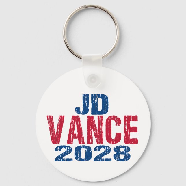 JD Vance 2028 (dis) Key Ring (Front)