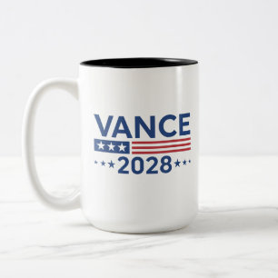 JD Vance 2028 for President Election Vance 48 Two-Tone Coffee Mug