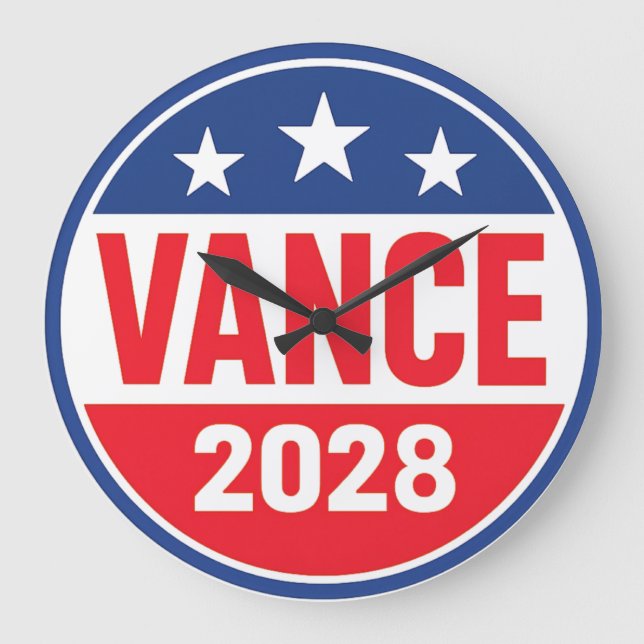 JD Vance 2028 Large Clock (Front)