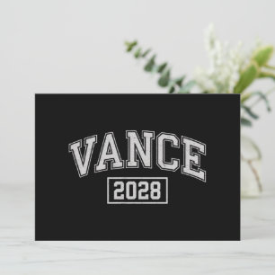 JD Vance 2028 President Election Campaign Vance  Invitation