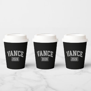 JD Vance 2028 President Election Campaign Vance Paper Cups