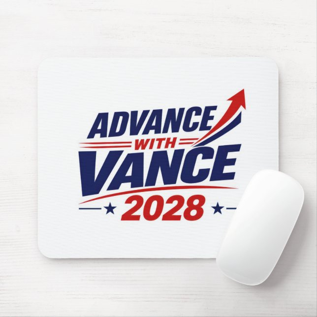 JD Vance For Presidential Election 2028 Mouse Pad (With Mouse)