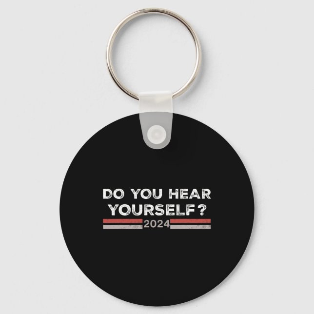 Jd Vance Interview Do You Hear Yourself Trump Vanc Key Ring (Front)