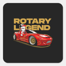 JDM RED ROTARY DRIFT LEGEND