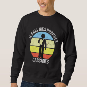 Je Fais Mes Own Cascades Bon Recovery Broken Arm Sweatshirt