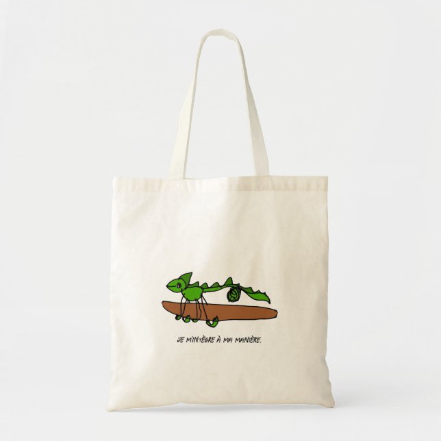Je m'intègre à ma manière - Caméléon Tote Bag (Front)