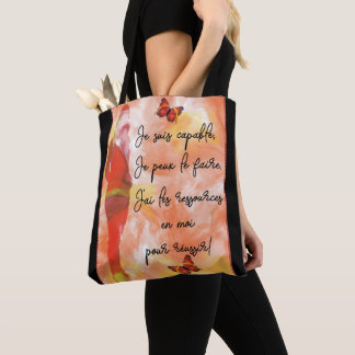 je suis capable tote bag