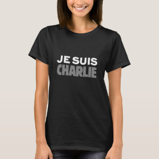 Je Suis Charlie - I am Charlie Black T-Shirt