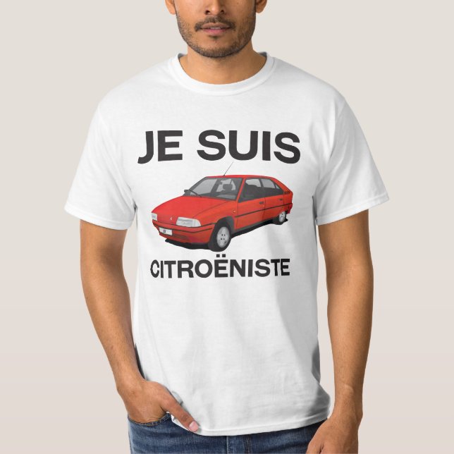 Je suis citroëniste - red BX T-Shirt (Front)